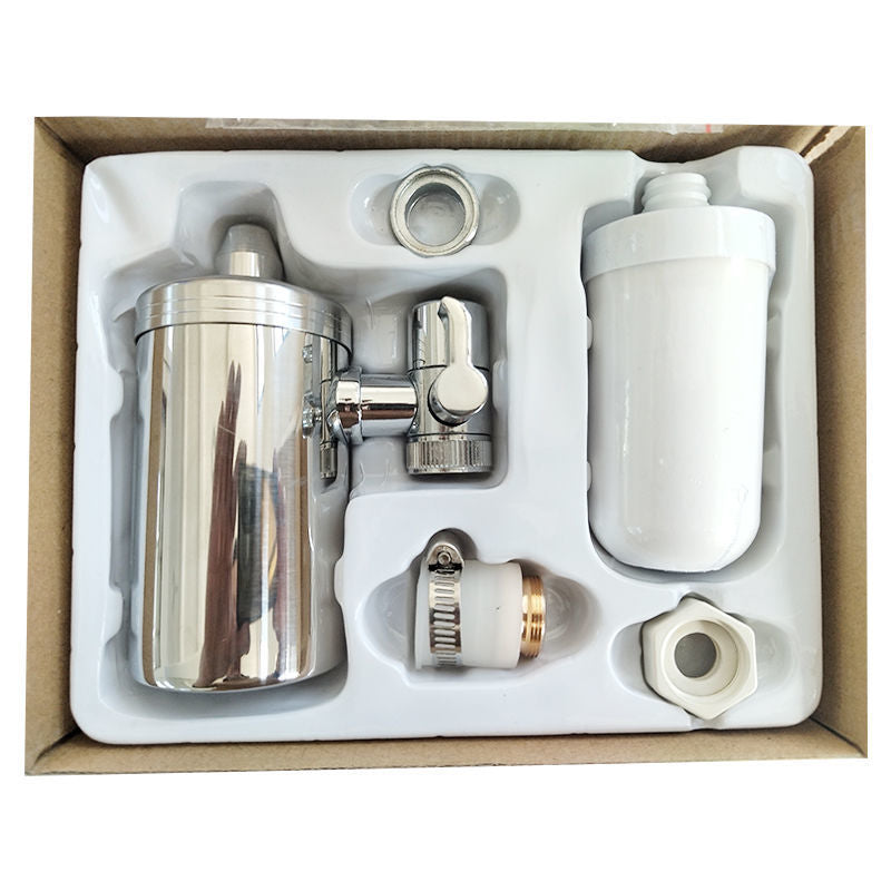 🇪🇸 Filtro de agua de carbón profundo de 0,2 µm de acero inoxidable alemán 304 (X5CrNi18-10)