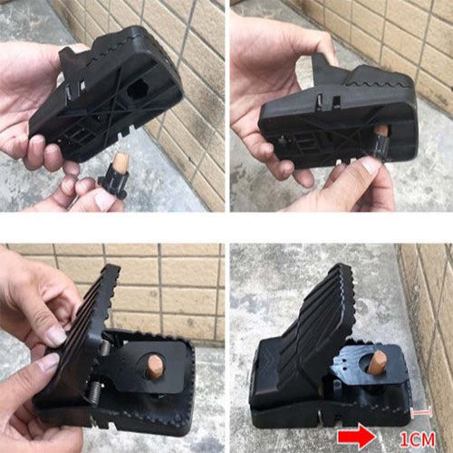 🇪🇸 Trampa para ratones moderna con alta sensibilidad y una fuerza de mordida de 90N