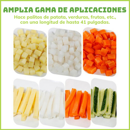 Cortador De Patatas Y Verduras De Acero Inoxidable