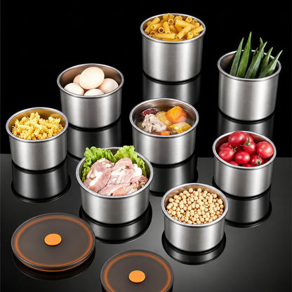 FIAMBRERA PREMIUM DE ACERO INOXIDABLE 304 CON TAPA HERMÉTICA | CAPACIDAD 900 ML