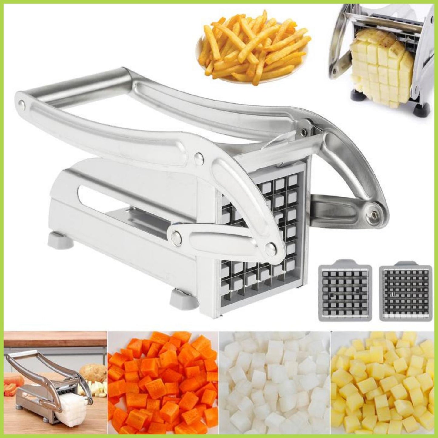 Cortador De Patatas Y Verduras De Acero Inoxidable FOODY