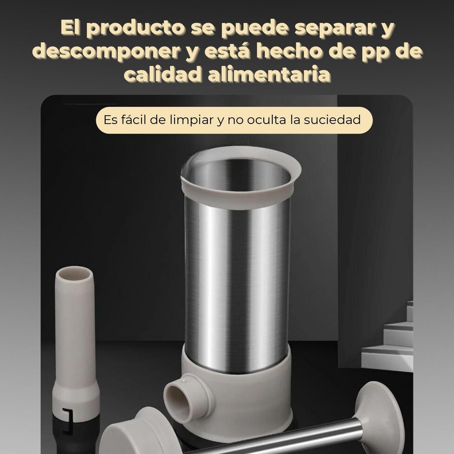 🔹Práctica máquina de salchichas de acero inoxidable