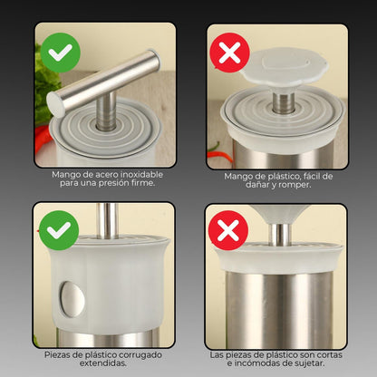 🔹Práctica máquina de salchichas de acero inoxidable