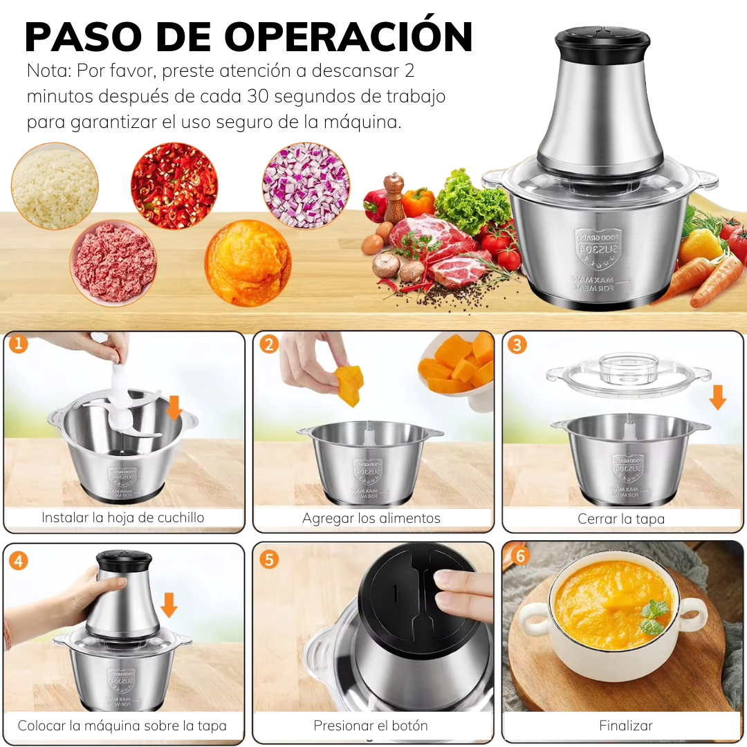 Electric Chopper™ Para Procesadores De Alimentos