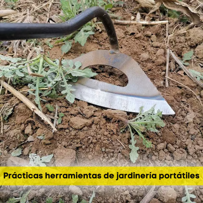 Hoja de azada de acero inoxidable resistente - Para cultivar verduras, flores y desherbar