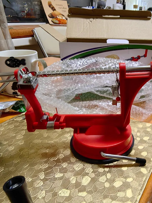 🇪🇸 Máquina de acero alemana 3 en 1 para cortar verduras en espiral - pelar - descorazona