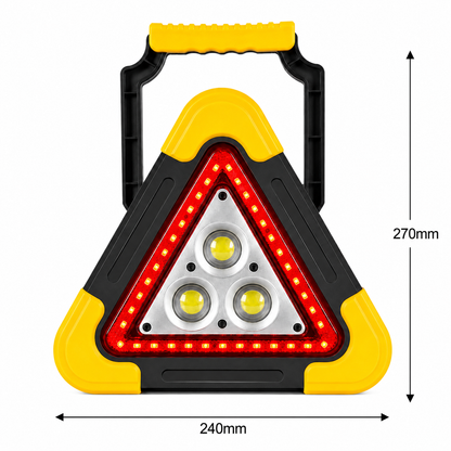 Triángulo De Advertencia LED Para Automóvil 3 En 1