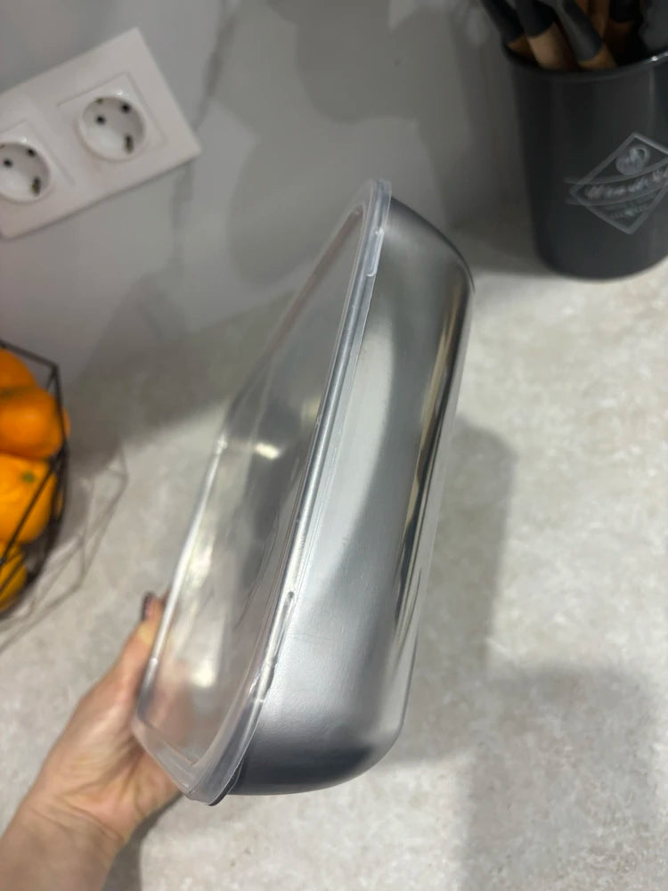 🇪🇸 (Compra 6 + 3 gratis) Cajas para alimentos de acero inoxidable alemán 304