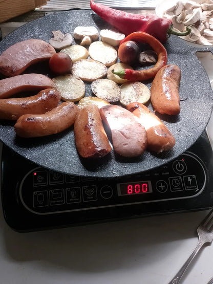 🇪🇸 Sartén de piedra Maifan antiadherente de 6 capas compatible con inducción IH