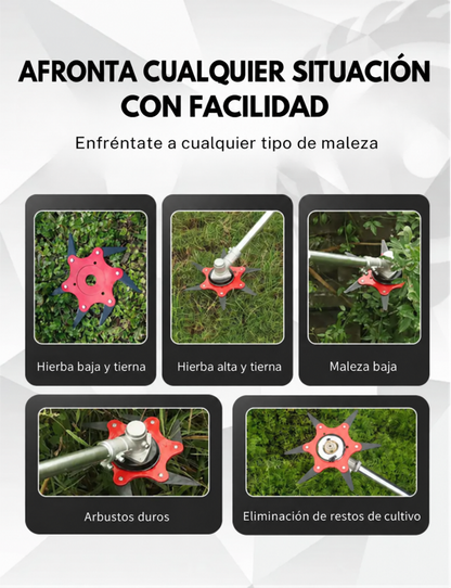 70% DE DESCUENTO | Lama Para Césped Con 6 Dientes De Acero (Accesorios Incluidos) (Bản sao)