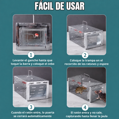 BestSeller™ - Gabbia Trappola Umana Per Topi, Mouse E Scoiattoli Vivi