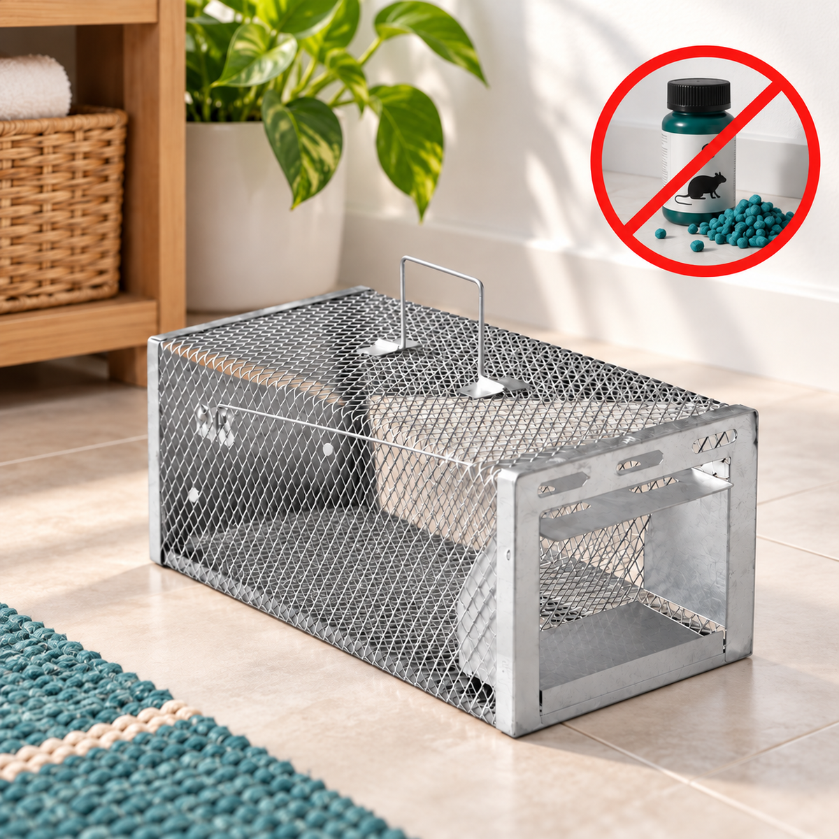 BestSeller™ - Gabbia Trappola Umana Per Topi, Mouse E Scoiattoli Vivi