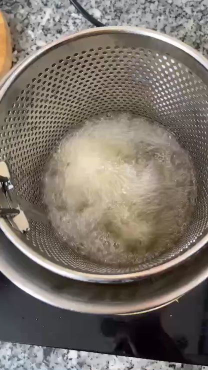 🇪🇸 Olla freidora multifuncional 1.2L de acero 304 alemán