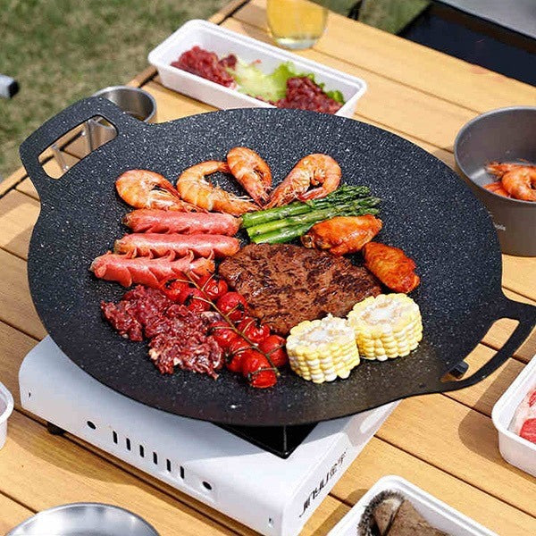 Sartén antiadherente multiusos de 6 capas, se puede utilizar para placas de inducción